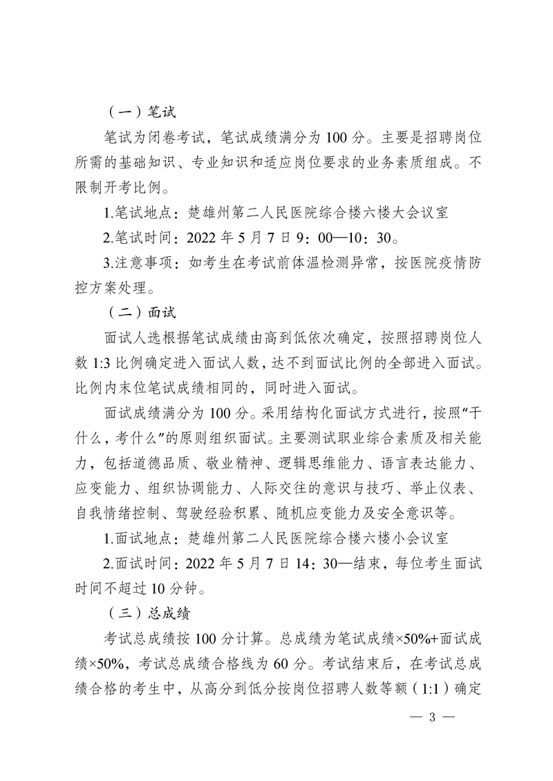 楚雄州第二人民医院2022年第二批编制外人员招聘公告-3.png